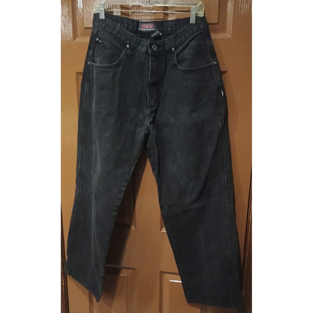 Webs Jeans Men 34x32 Black Excellent Vintage 90s Skater Streetwear Denim Pants